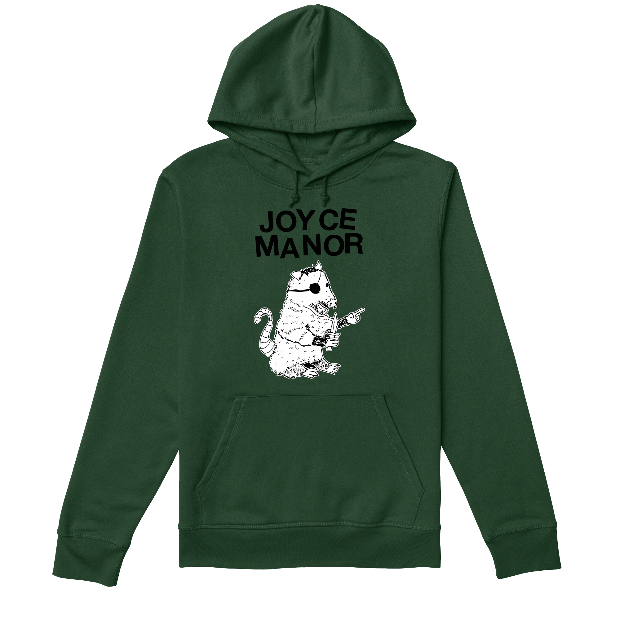 Joyce Manor Hoody in Bottle Green - XL