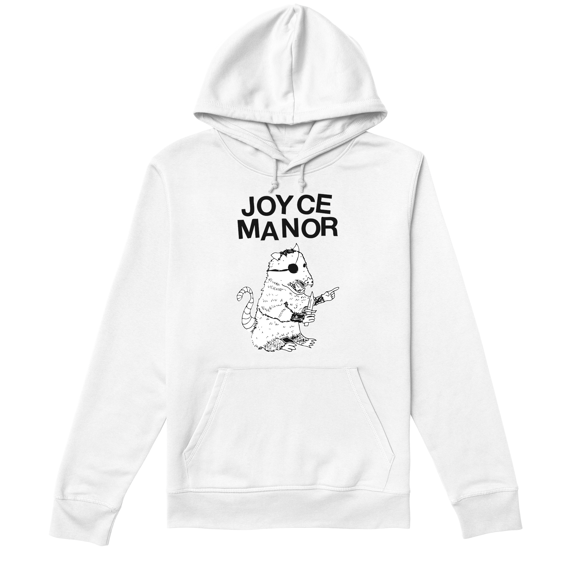 Joyce Manor Hoody in White - 3XL